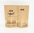 Custom kraft paper zipper bag with clear window