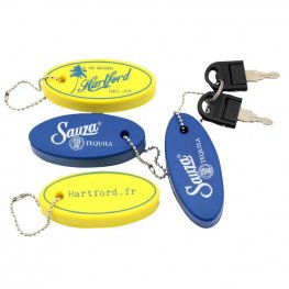 Custom PU foam floating keychains