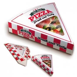 Custom triangle pizza slice box