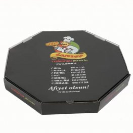 Custom round pizza box