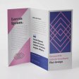 Custom folding paper booklets