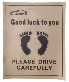 Custom disposable waterproof paper car floor mats