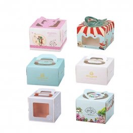 Custom paper cake box