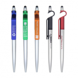 Custom logo 3 in 1 multi function logo pens