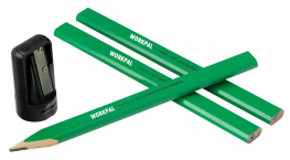 Custom logo woodworker carpenter square pencil