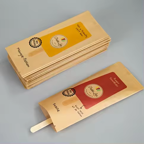 Custom popsicle paper bags